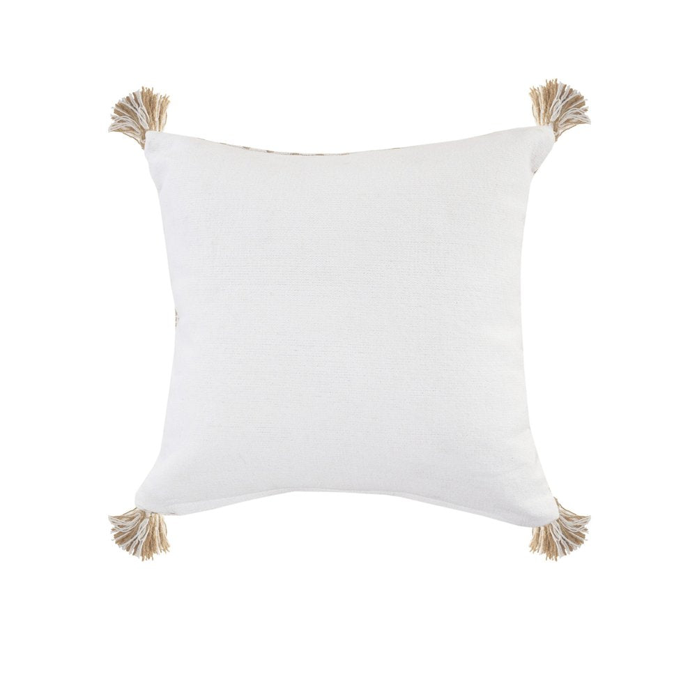 20" Ivory Throw Pillow
