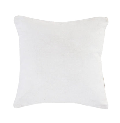 20" Natural and Ivory Throw Pillow