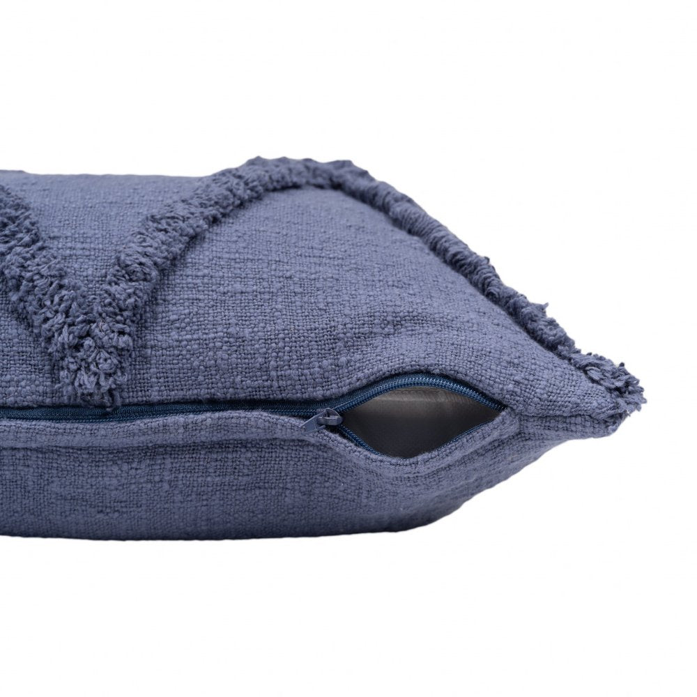18" Cobalt Throw Pillow
