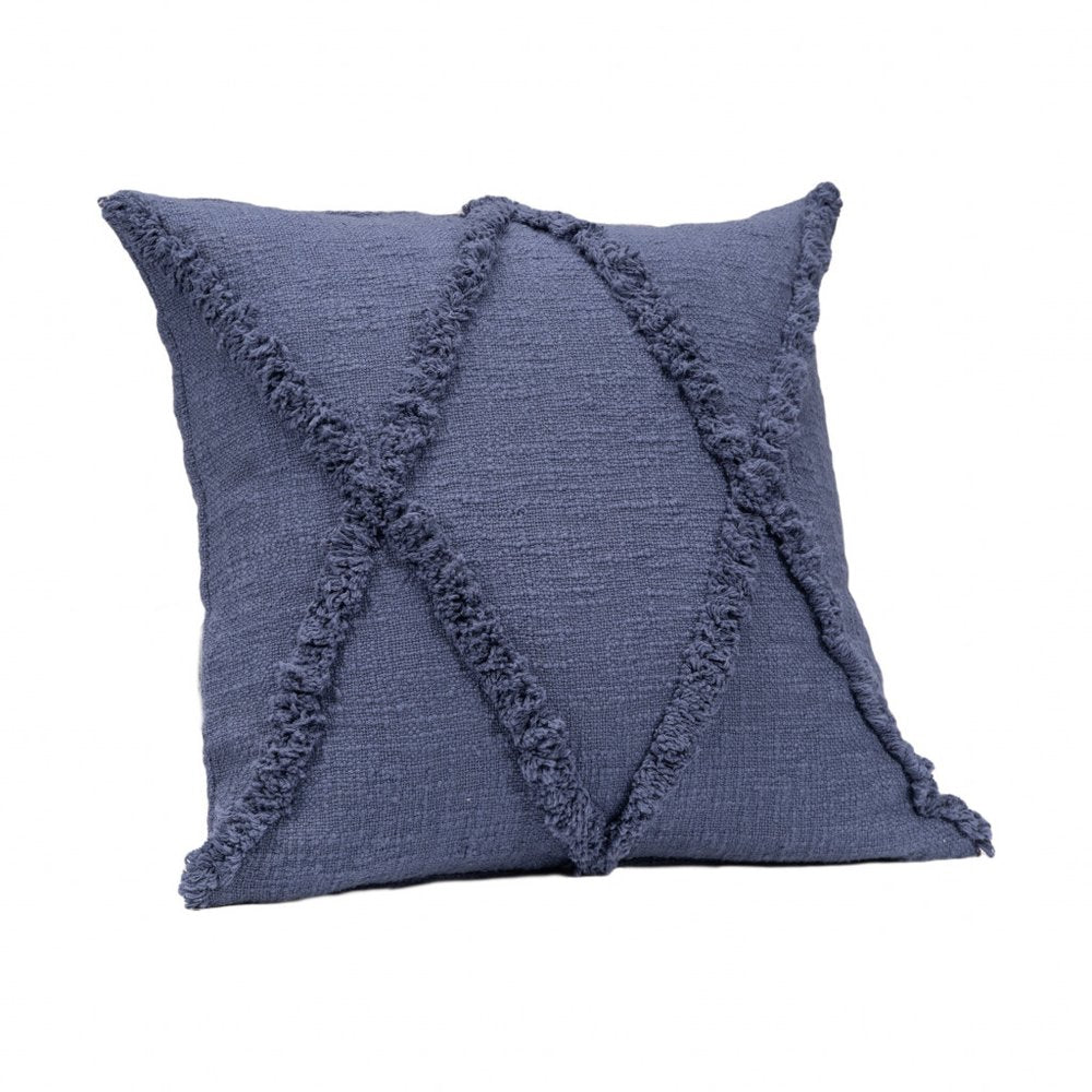 18" Cobalt Throw Pillow