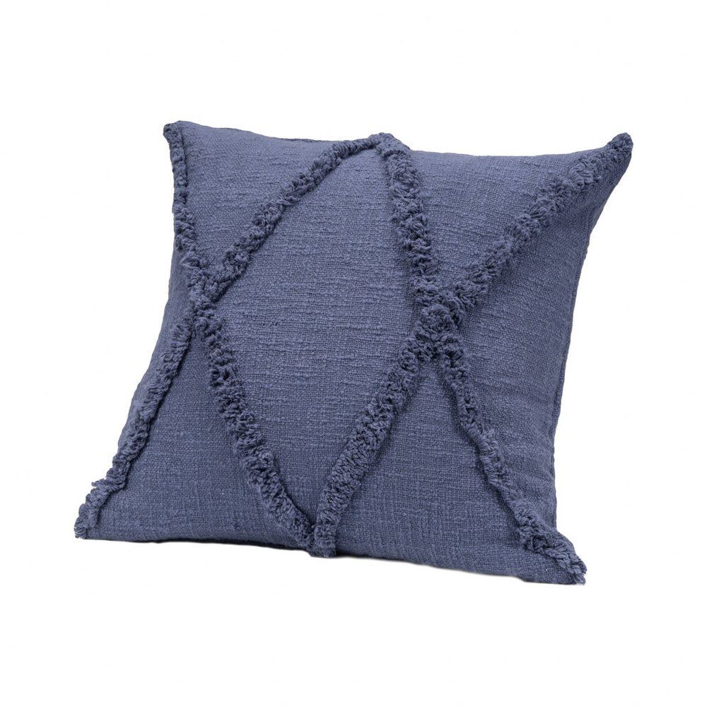 18" Cobalt Throw Pillow