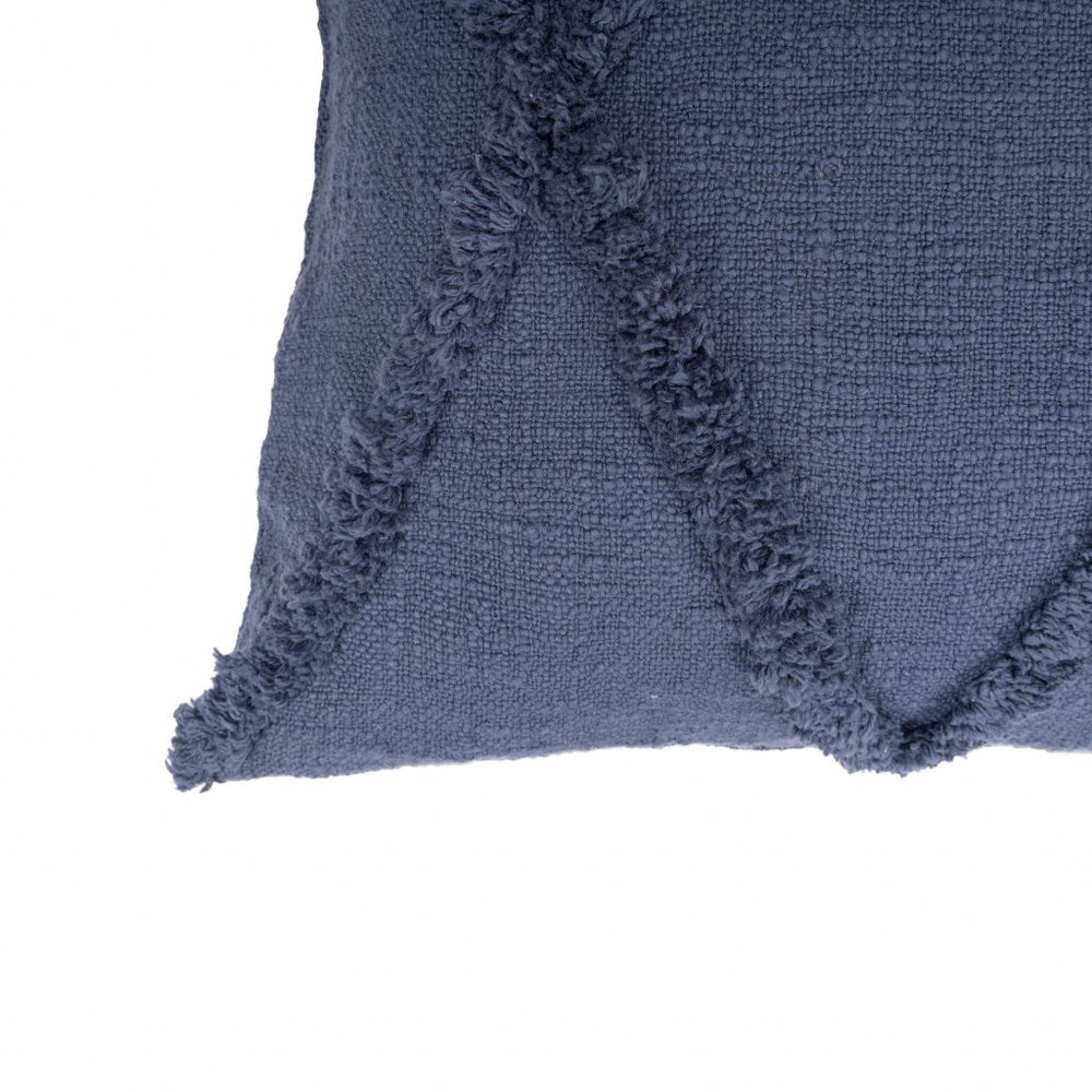18" Cobalt Throw Pillow
