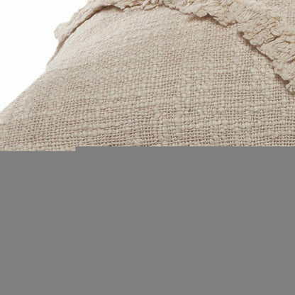 20" X 20" Birch 100% Cotton Geometric Zippered Pillow