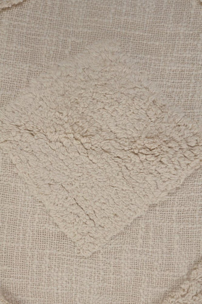 20" X 20" Birch 100% Cotton Geometric Zippered Pillow