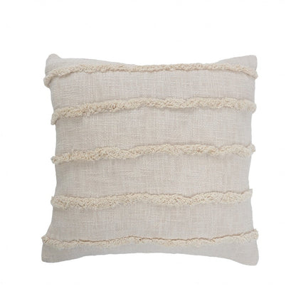 20" Pearl Cotton Throw Pillow