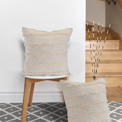 20" Pearl Cotton Throw Pillow