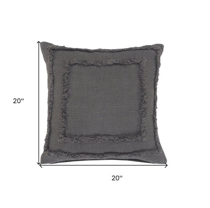 16" X 24" Sky Blue And White Cotton Geometric Throw Pillow