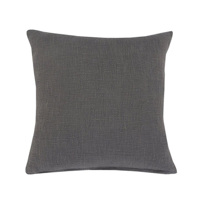 20" Sky Blue And White Geometric Cotton Throw Pillow with Texture