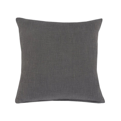 20" Sky Blue And White Geometric Cotton Throw Pillow with Texture