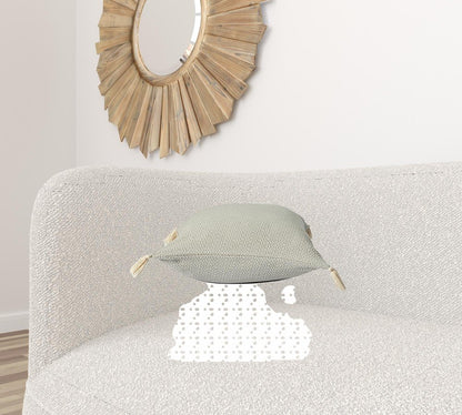 18" Mustard Throw Pillow