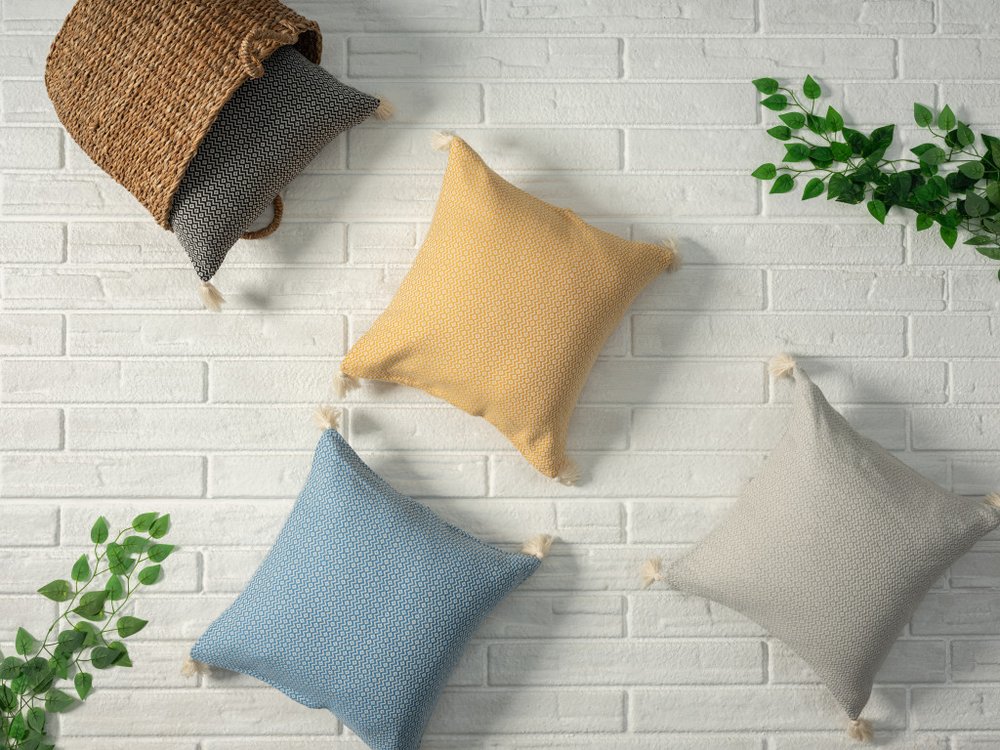 18" Mustard Throw Pillow