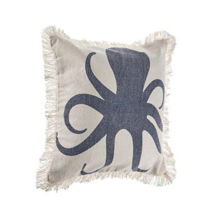 18" Cream Throw Pillow