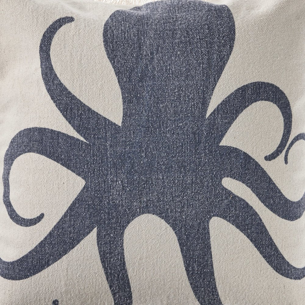 18" Cream Throw Pillow