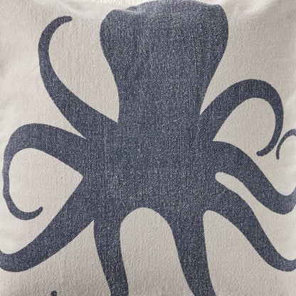 18" Cream Throw Pillow