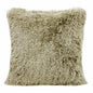 20" X 20" Taupe Polyester Zippered Pillow