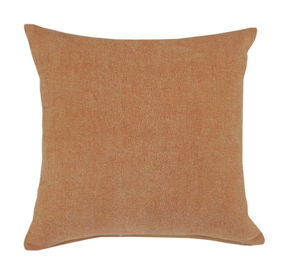 20" Gray Cotton Throw Pillow
