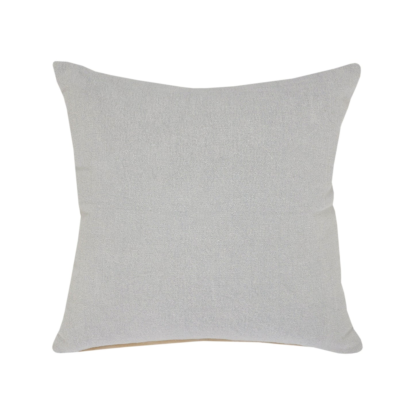 14" X 36" Light Gray 100% Cotton Zippered Pillow