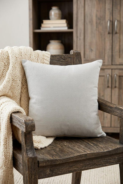 14" X 36" Classic Blue 100% Cotton Zippered Pillow