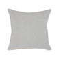 20" Gray Cotton Throw Pillow