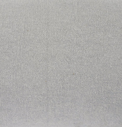 20" Gray Cotton Throw Pillow