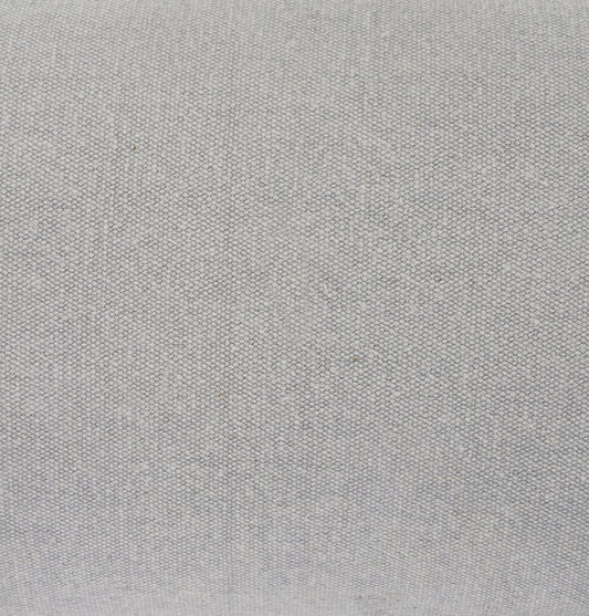 20" Gray Cotton Throw Pillow