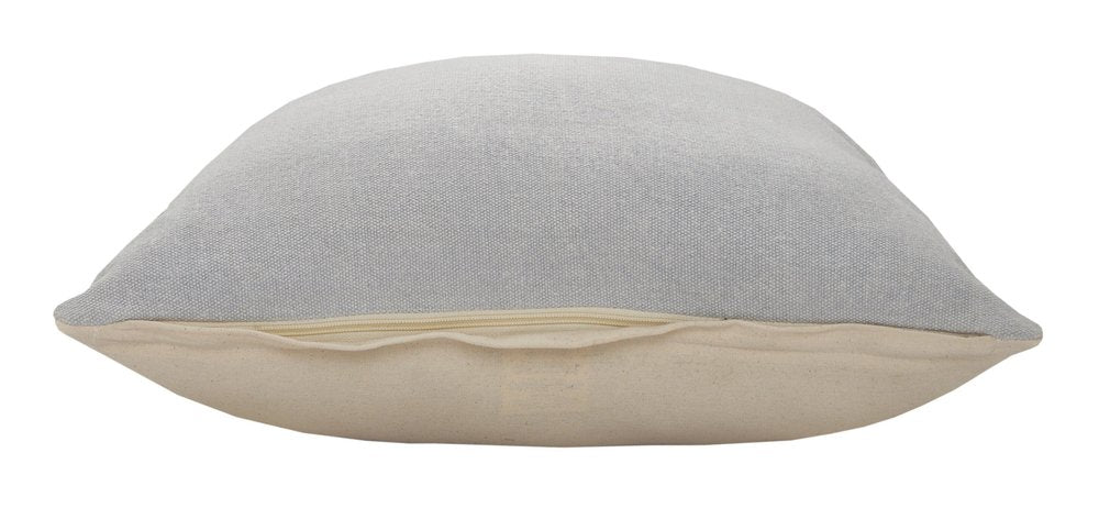 14" X 36" Classic Blue 100% Cotton Zippered Pillow