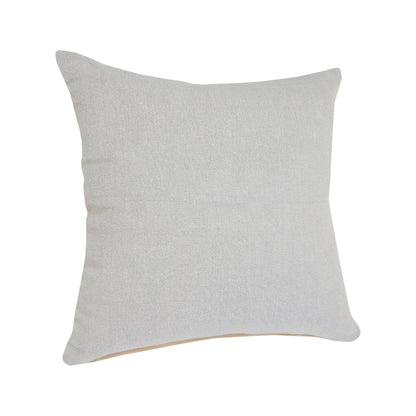 14" X 36" Light Gray 100% Cotton Zippered Pillow