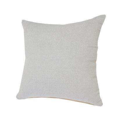 20" Gray Cotton Throw Pillow