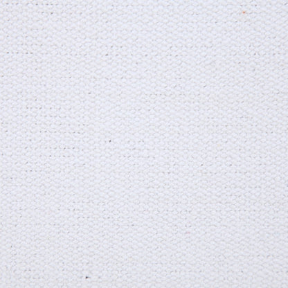 20" X 20" White 100% Cotton Zippered Pillow