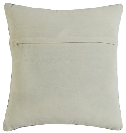 20" X 20" Gray Black Yellow And Ivory 100% Cotton Geometric Zippered Pillow