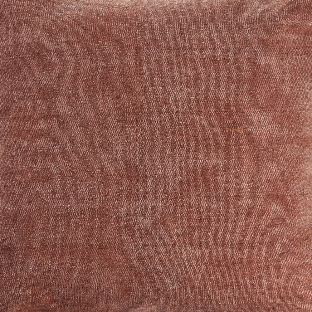 24" Terra Cotta Throw Pillow