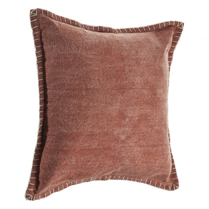 24" Terra Cotta Throw Pillow