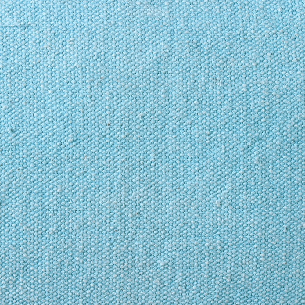 14" X 36" Light Blue 100% Cotton Zippered Pillow