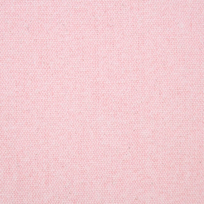 20" Light Pink Cotton Throw Pillow With Embroidered Edges