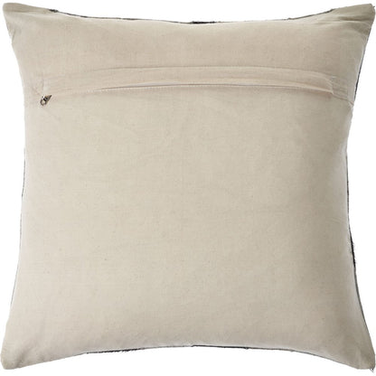 20" Gray and Brown Throw Pillow