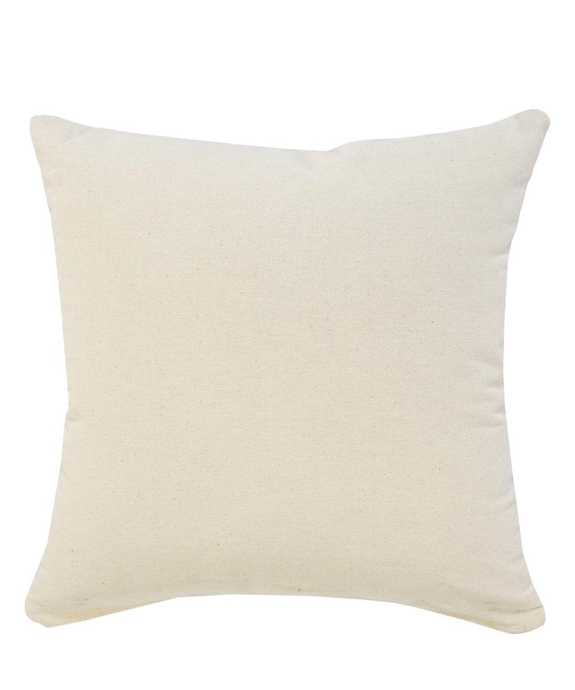 20" Merlot And Off White Cotton Striped Throw Pillow