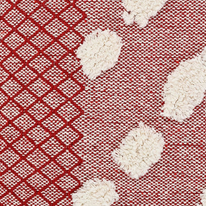 20" Yellow and Cream Throw Pillow