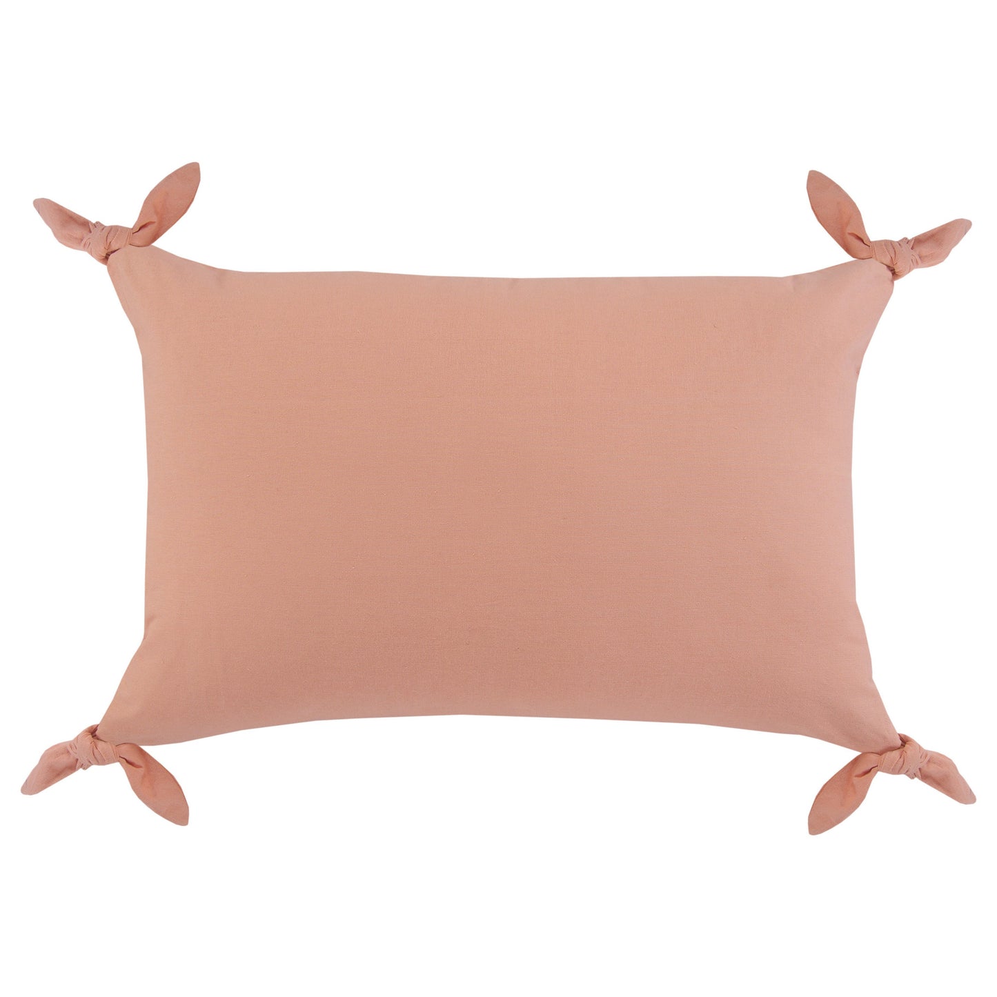 16" X 24" Blush Pink 100% Cotton Zippered Pillow