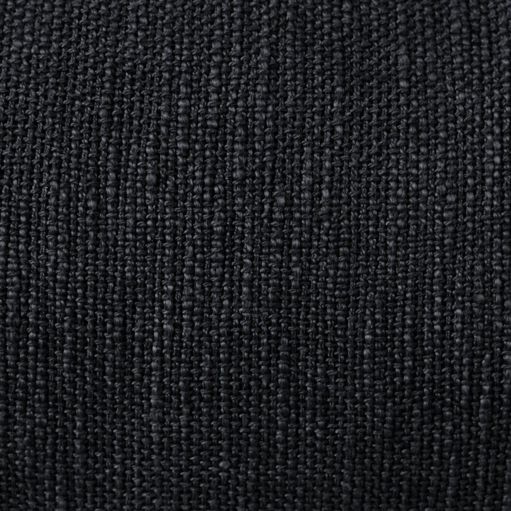 14" X 36" Jet Black 100% Cotton Zippered Pillow