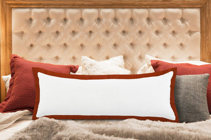 14" X 36" Black And White 100% Cotton Geometric Zippered Pillow