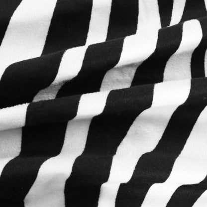 20" Black And White Forest Animals Throw Pillow