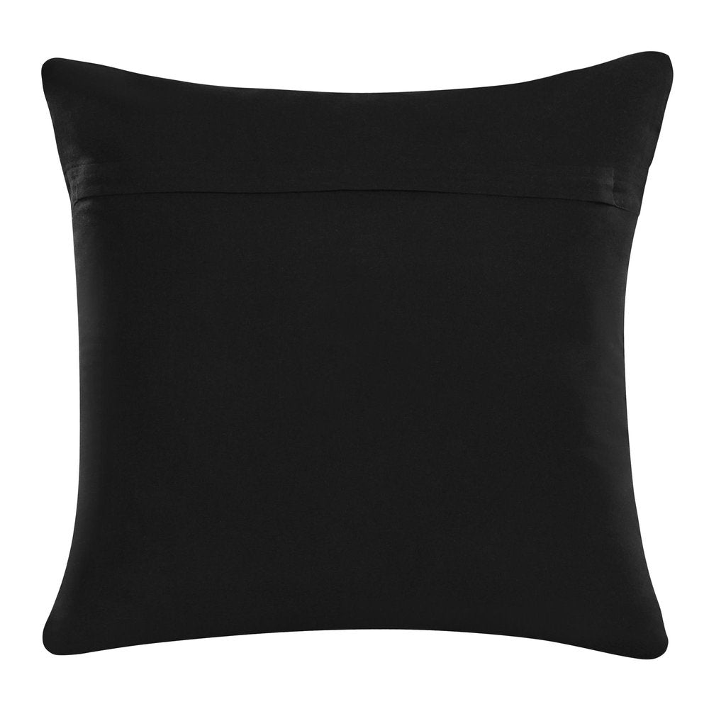 20" Black And White Forest Animals Throw Pillow