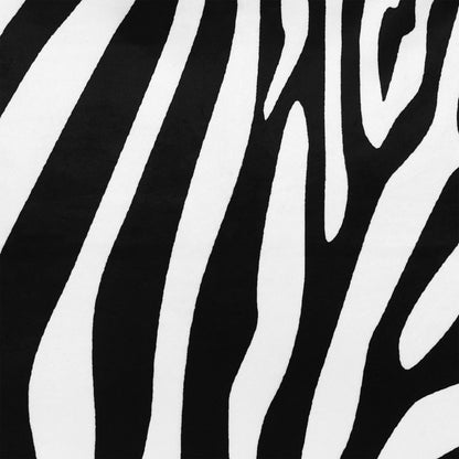 20" Black And White Fabric Forest Animals Throw Pillow