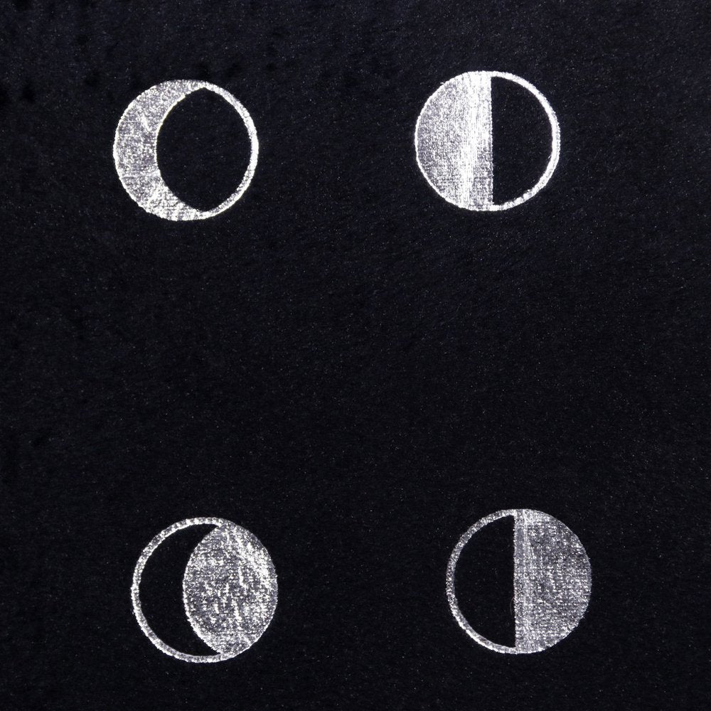 14" X 20" Black and Silver Throw Pillow