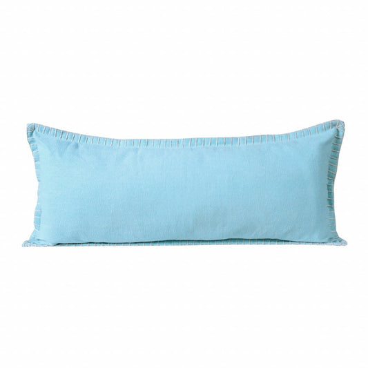14" X 36" Light Pink Cotton Throw Pillow