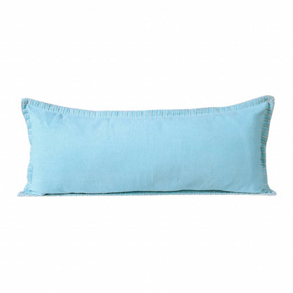 14" X 36" Light Pink Cotton Throw Pillow