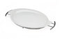 17" White Oval Porcelain China Serving Tray With Handles