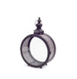 18" Black Ornate Metal Centerpiece Lantern Candle Holder
