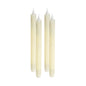 Set of Four Beige Flameless Taper Candle