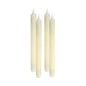 Set of Four Beige Flameless Taper Candle